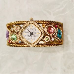 2X “HOST PICK” Real Collectibles Watch Cuff with CZs.